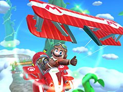 「マリオカート ツアー」でスカイツアーが2月23日15：00に開幕。大空を舞台にした“GBA スカイガーデン”でレースを楽しめる