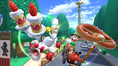 画像ギャラリー No.008のサムネイル画像 / 「マリオカート ツアー」,都市コースを舞台にしたメトロポリタンツアーが開幕。ロゼッタ(シェフ)や新マシンなども登場