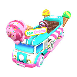 画像ギャラリー No.006のサムネイル画像 / 「マリオカート ツアー」でアイスツアーが開幕。しろタヌキマリオやアイスクリームが目を引く“スウィートな”新コースも登場
