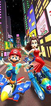 画像ギャラリー No.001のサムネイル画像 / 「マリオカート ツアー」にポリーンとマリオ（サンシャイン）が参戦。オータムツアーも開催中