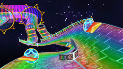 画像ギャラリー No.002のサムネイル画像 / 「マリオカート ツアー」，Wii レインボーロードでレースを楽しめるスペースツアーが開始に。ピックアップショップにはマリオ（サテラビュー）やレインボーキャビンも登場