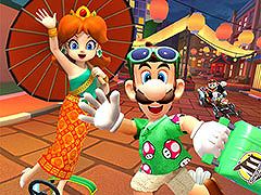 「マリオカート ツアー」，アジアの都市コースを舞台にしたウィンターツアーが開幕。キャサリン（オレンジ）らリーグランキング上位報酬も公開に