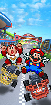 画像ギャラリー No.018のサムネイル画像 / 「マリオカート ツアー」でマリオの日にちなんだツアーが開幕。DS マリオサーキットを舞台にレースを楽しめる