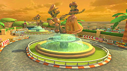 画像ギャラリー No.003のサムネイル画像 / 「マリオカート ツアー」,プリンセスツアーを5月31日に開始。Wii デイジーサーキットとGBA ピーチサーキットでレースを繰り広げよう