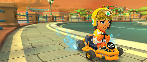 画像ギャラリー No.009のサムネイル画像 / 「マリオカート ツアー」,プリンセスツアーを5月31日に開始。Wii デイジーサーキットとGBA ピーチサーキットでレースを繰り広げよう