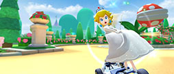 画像ギャラリー No.012のサムネイル画像 / 「マリオカート ツアー」,プリンセスツアーを5月31日に開始。Wii デイジーサーキットとGBA ピーチサーキットでレースを繰り広げよう