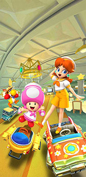 画像ギャラリー No.001のサムネイル画像 / 「マリオカート ツアー」，サンシャインツアーが7月26日にスタート。GBA レイクサイドパークら新コースが登場