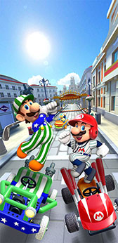画像ギャラリー No.001のサムネイル画像 / 「マリオカート ツアー」,新ツアー「サマーツアー」が8月23日に開幕。都市コース「マドリード グランデ」でレースを楽しめる