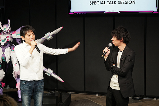 画像ギャラリー No.003のサムネイル画像 / ［JAEPO2018］「星と翼のパラドクス」発表セレモニーをレポート。スクウェア・エニックスのアーケード事業10周年を飾るロボットゲームとは