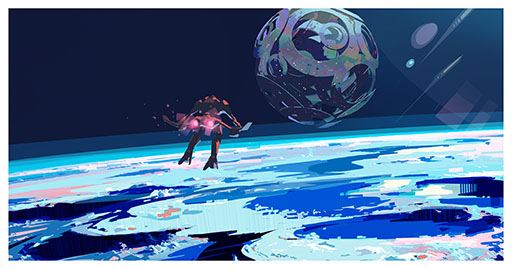 画像ギャラリー No.003のサムネイル画像 / スクエニのAC向けタイトル「星と翼のパラドクス」を原作とするアニメ映画「アズワン／AS ONE」，今夏に公開予定