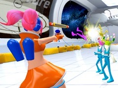 「うらら」と一緒に踊れるVRゲーム「スペースチャンネル5 VR あらかた★ダンシングショー」のデモ版が闘会議2018に出展決定