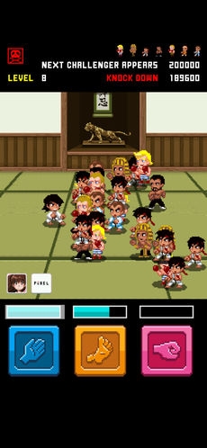 画像ギャラリー No.001のサムネイル画像 / 「100万人組手・拳」がiOS向けに配信。タップで100万人の格闘家と戦うカジュアルゲーム