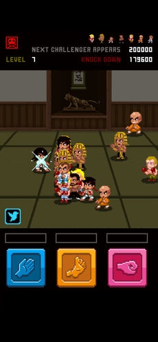 画像ギャラリー No.004のサムネイル画像 / 「100万人組手・拳」がiOS向けに配信。タップで100万人の格闘家と戦うカジュアルゲーム