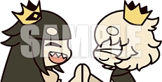 画像ギャラリー No.002のサムネイル画像 / 「嘘つき姫と盲目王子」，LINEクリエイターズ絵文字が配信開始