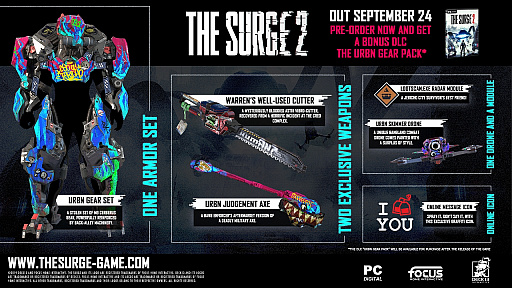 画像ギャラリー No.007のサムネイル画像 / ハードコアアクションRPG「The Surge 2」，2019年9月24日の発売に先駆けプレオーダーが開始。最新トレイラーの公開も