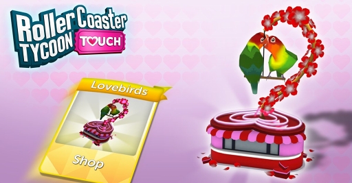 画像ギャラリー No.001のサムネイル画像 / 「RollerCoaster Tycoon Touch」,31枚のバレンタインカード追加を含むアップデート情報を公開