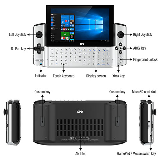 画像ギャラリー No.002のサムネイル画像 / Switch Liteのような小型PC「GPD WIN3」のクラウドファンディングが始まる。価格は799ドルから
