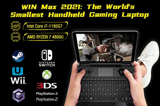 画像ギャラリー No.001のサムネイル画像 / 超小型ゲーマー向けPC「WIN Max 2021」のクラウドファンディングが実施中。開始から1日で目標金額の1300%以上の約3752万円を集める