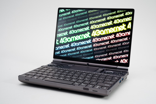 画像ギャラリー No.001のサムネイル画像 / 写真で見る「GPD WIN Max 2」。小型ノートPCとしての完成度は高いがニッチなポジションは変わらず