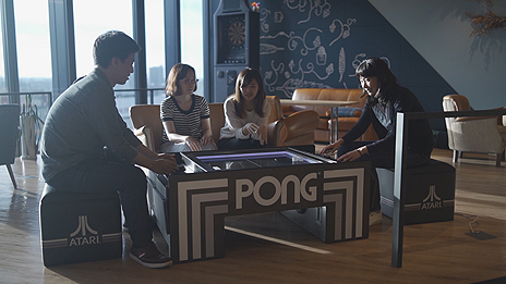 画像ギャラリー No.006のサムネイル画像 / JAEPO2018に出展された「TABLE PONG」が，大塚家具のIDC OTSUKA 新宿ショールームで先行独占販売中。期間中は誰でも体験可能