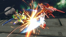 画像ギャラリー No.002のサムネイル画像 / 「機動戦士ガンダム エクストリームバーサス2」に“SD”と“リアル”を切り替えて戦う新機体「スターウイニングガンダム」が7月30日に実装