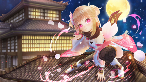 画像ギャラリー No.002のサムネイル画像 / 「暁のエピカ」,新キャラクター「【桜花爛漫な忍者】スズ」が登場
