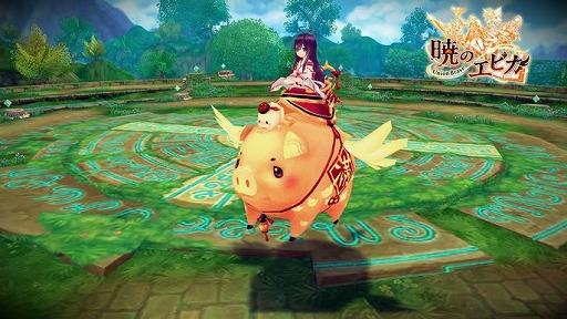 画像ギャラリー No.001のサムネイル画像 / 「暁のエピカ -Union Brave-」ルーレットに乗り物「金色のぶた」が新登場