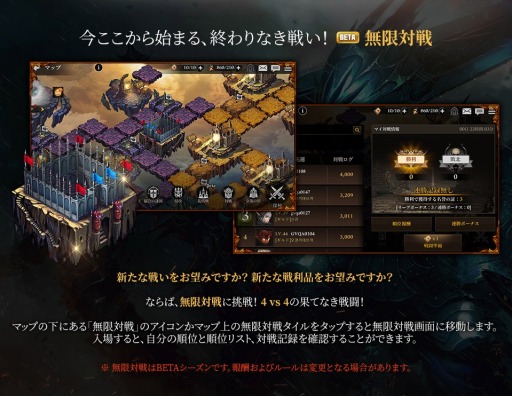 画像ギャラリー No.002のサムネイル画像 / 「光を継ぐ者」,4対4で戦う新コンテンツ「無限対戦」が本日実装