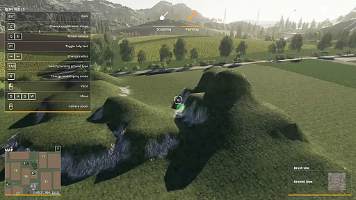 画像ギャラリー No.004のサムネイル画像 / 「Farming Simulator 19」,地形の変更を可能にするツールを含む最新パッチ公開