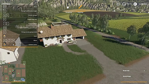 画像ギャラリー No.005のサムネイル画像 / 「Farming Simulator 19」,地形の変更を可能にするツールを含む最新パッチ公開
