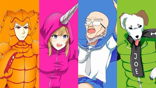画像ギャラリー No.002のサムネイル画像 / セーラー服おじさんや海老男がステレオタイプな日本を駆けるレースゲーム「Nippon Marathon」のアーリーアクセス版が公開
