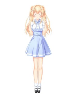 画像ギャラリー No.007のサムネイル画像 / 「Summer Pockets」,ヒロイン達のイベントCGと私服イラストが公開。アニメーション部分の線画イラストも