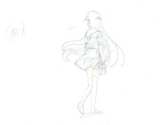 画像ギャラリー No.010のサムネイル画像 / 「Summer Pockets」,ヒロイン達のイベントCGと私服イラストが公開。アニメーション部分の線画イラストも