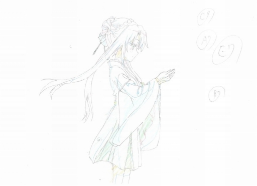 画像ギャラリー No.012のサムネイル画像 / 「Summer Pockets」,ヒロイン達のイベントCGと私服イラストが公開。アニメーション部分の線画イラストも