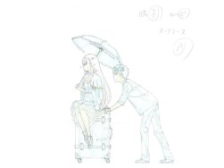画像ギャラリー No.013のサムネイル画像 / 「Summer Pockets」,ヒロイン達のイベントCGと私服イラストが公開。アニメーション部分の線画イラストも