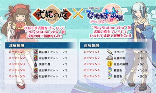 画像ギャラリー No.003のサムネイル画像 / PS Vita版「式姫の庭」，「かくりよの門」と「ひねもす式姫」とのコラボキャンペーンを開催