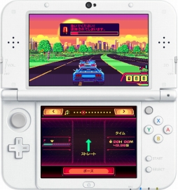画像ギャラリー No.006のサムネイル画像 / 2Dドットのレトロ風レースゲーム「80's OVERDRIVE」が3DS向けに3月14日配信決定