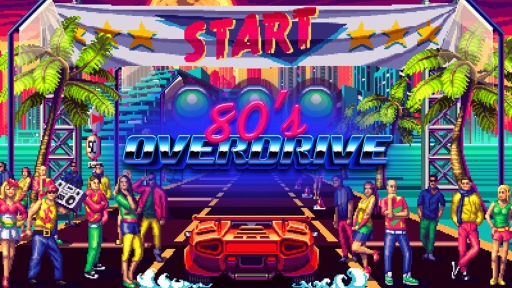画像ギャラリー No.001のサムネイル画像 / 2Dドットのレースゲーム「80’s OVERDRIVE」が配信開始