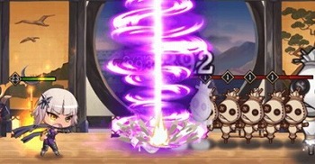 画像ギャラリー No.005のサムネイル画像 / 「戦極姫MOBILE」，SSR武将の風魔小太郎と佐々木小次郎が登場
