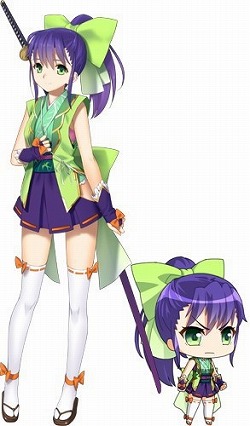 画像ギャラリー No.006のサムネイル画像 / 「戦極姫MOBILE」，SSR武将の風魔小太郎と佐々木小次郎が登場