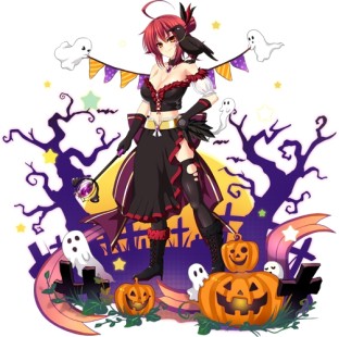画像ギャラリー No.001のサムネイル画像 / 「戦極姫Mobile」，ハロウィン衣装の「安倍晴明」がイベントガチャに登場。11月8日より開催