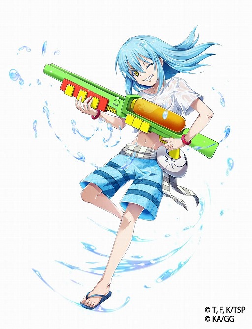 画像ギャラリー No.001のサムネイル画像 / 「転生したらスライムだった件」,6月30日から水着イベントを開催。水着キャラが登場する期間限定スカウトも