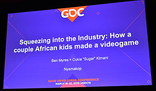 画像ギャラリー No.001のサムネイル画像 / ［GDC 2019］南アフリカの制作チームが考える，インディーズゲーム市場で成功する方法とは。「Squeezing into the Industry: How a Couple African Kids Made a Video Game」レポート