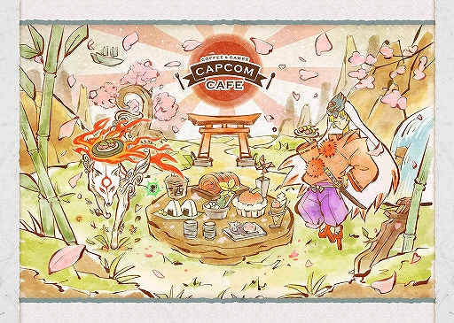 画像ギャラリー No.001のサムネイル画像 / カプコンカフェ 池袋店と「大神」の復刻コラボが1月30日より開催。新メニューも公開に