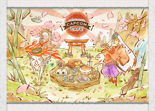 画像ギャラリー No.002のサムネイル画像 / カプコンカフェ×大神コラボメニュー試食レポート。キャラクターをイメージした素敵なドリンクに加え，和風のご飯ものも充実