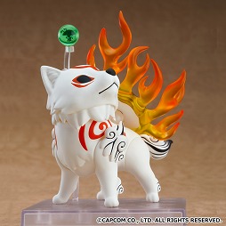 画像ギャラリー No.002のサムネイル画像 / 「大神」の「アマテラス」がねんどろいどになって登場。オプションパーツとして旅の相棒「イッスン」も付いてくる