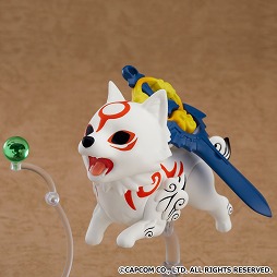 画像ギャラリー No.003のサムネイル画像 / 「大神」の「アマテラス」がねんどろいどになって登場。オプションパーツとして旅の相棒「イッスン」も付いてくる