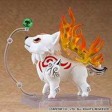 画像ギャラリー No.005のサムネイル画像 / 「大神」の「アマテラス」がねんどろいどになって登場。オプションパーツとして旅の相棒「イッスン」も付いてくる