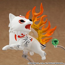 画像ギャラリー No.006のサムネイル画像 / 「大神」の「アマテラス」がねんどろいどになって登場。オプションパーツとして旅の相棒「イッスン」も付いてくる
