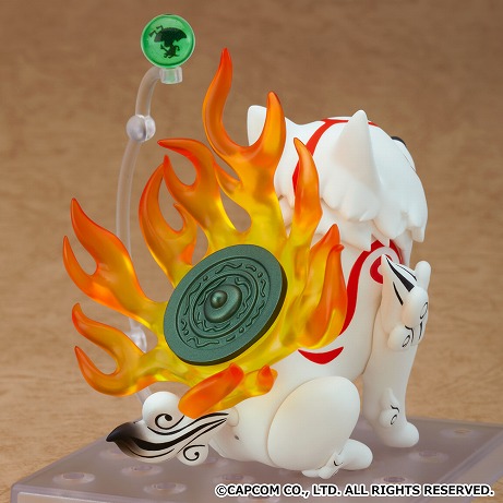 画像ギャラリー No.007のサムネイル画像 / 「大神」の「アマテラス」がねんどろいどになって登場。オプションパーツとして旅の相棒「イッスン」も付いてくる